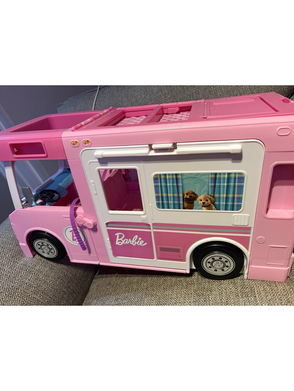 Barbie Camper Van RV Mattel 2019 Pop Up 3 In 1 Dream Home Pink Truck